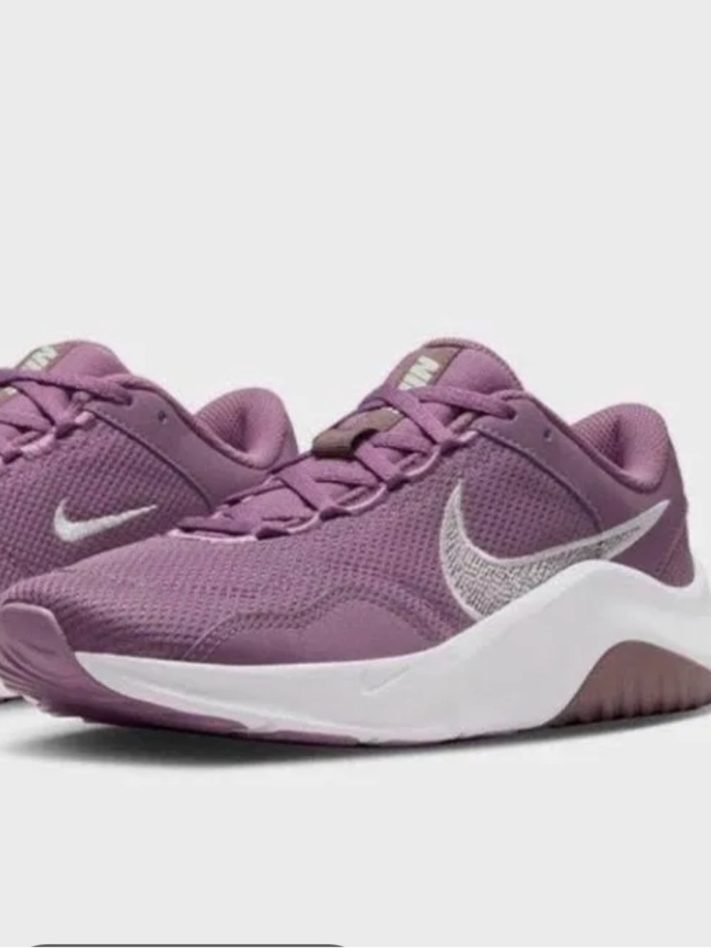 Nike Legend Essential 3 Next Nature Run Purple Athletic Sneaker 9 Minimal NWT
